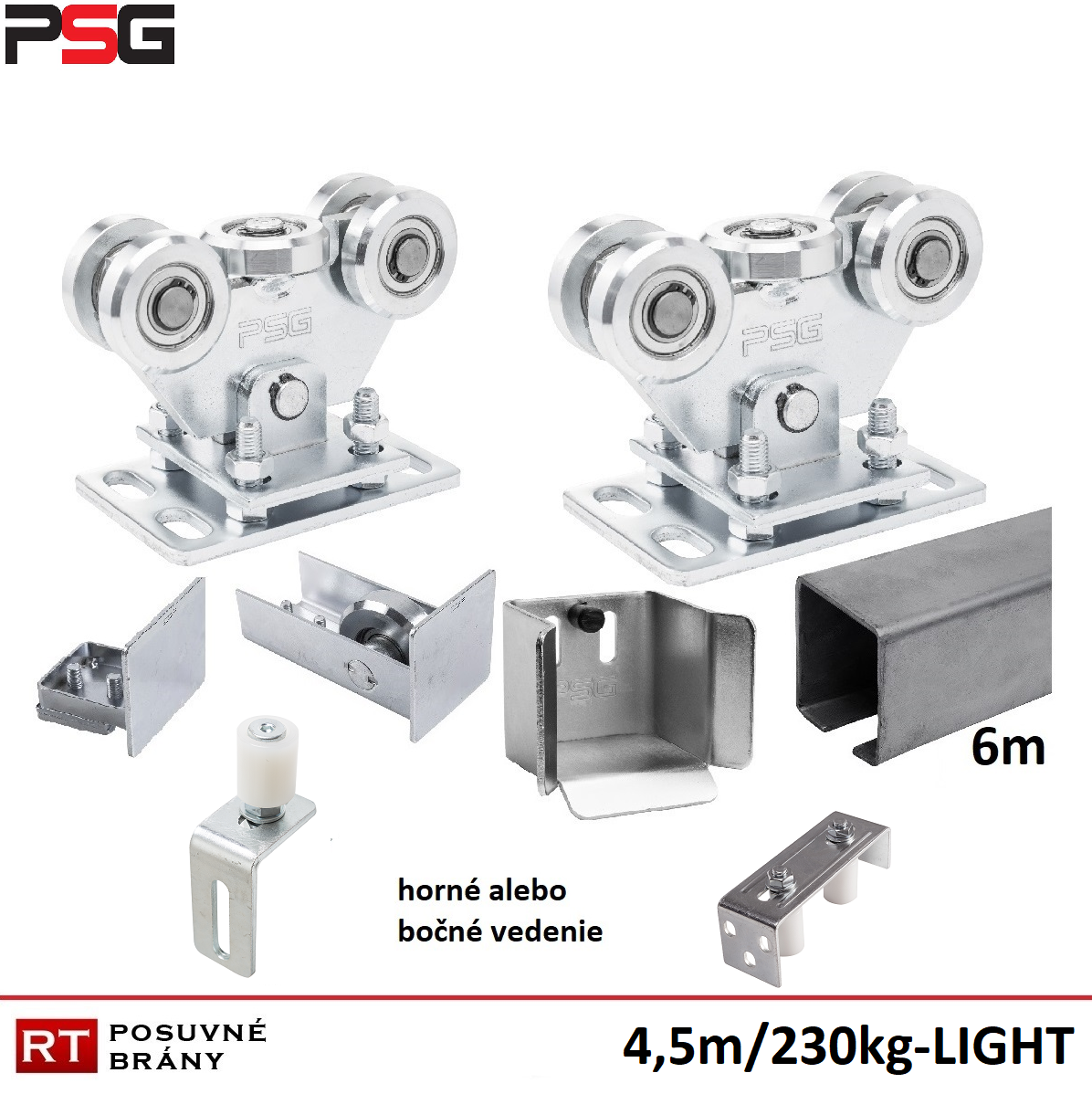 Set na výrobu samonosnej posuvnej brány 4,5m/230kg-LIGHT