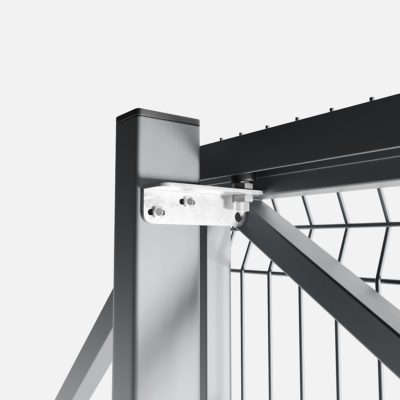 Typizovaná posuvná brána,ZN,3D panel 4000x1500mm